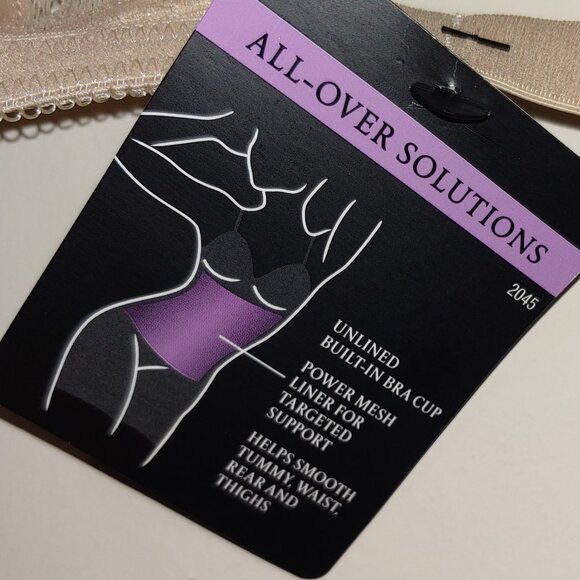 Madenform All over Solutions Shapewear Bodysuit Size 36 C Tan - Picture 4 of 7